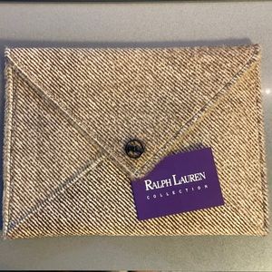 Ralph Lauren Collection Pony Hair Envelope Clutch.